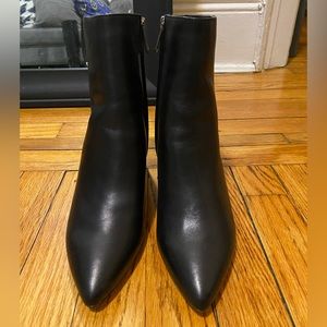 Sam Edelman Block heel pointy toe Leather boots - 6.5